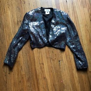 Vintage Sequin Bolero Jacket